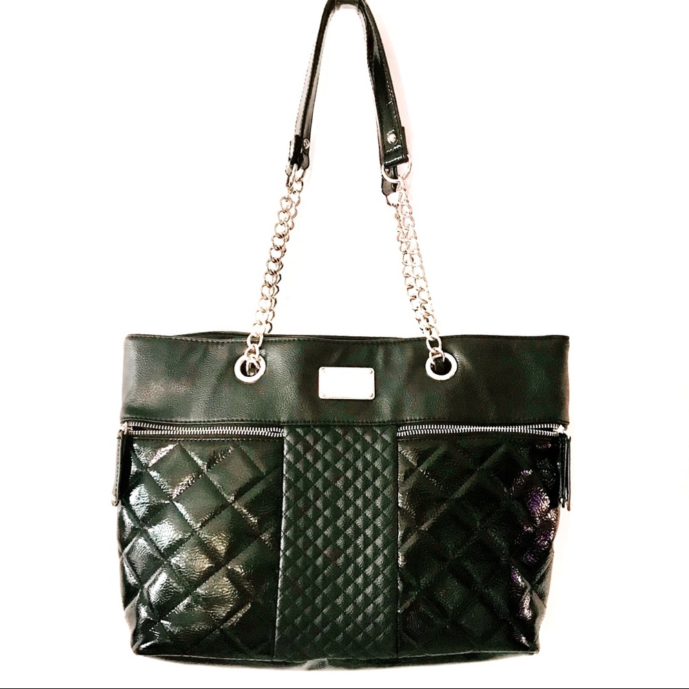 Nine West Quilted Double Strap Handbag